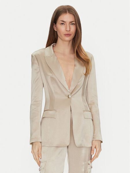 Marciano Guess Marynarka 5RGN01 7248A Brązowy Regular Fit. Brązowe marynarki i żakiety damskie Marciano Guess, z aplikacjami, z wiskozy. Za 769.99 zł.