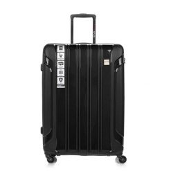 Walizka na kółkach SwissBags Tourist czarna - duża 110 l. Czarne walizki bez wzorów, z materiału, duże. Za 521.10 zł.