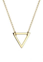 Elli Damski naszyjnik Basic Trójkąt Geo Trend in srebrze 925 Sterling Silver Naszyjniki 1 ct. Szare naszyjniki damskie Elli, srebrne. Za 283.89 zł.