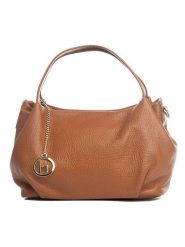 Lia Biassoni Skórzana torebka "Taro" w kolorze jasnobrązowym - 28 x 25 x 18 cm rozmiar: onesize. Brązowe torebki klasyczne damskie Lia Biassoni, z materiału, przez ramię, bez dodatków. Za 260.99 zł.