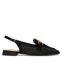 Baleriny Caprice. Czarne balerinki damskie Caprice, bez wzorów. Za 299.99 zł.