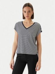 Morgan T-Shirt 261-DIVA Granatowy Regular Fit. Niebieskie t-shirty damskie Morgan, xl, bez wzorów, z wiskozy, bez kołnierzyka. Za 149.99 zł.