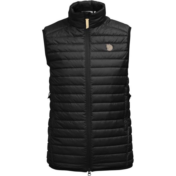 Kamizelka ocieplana damska Fjallraven Abisko Padded Vest. Czarne kamizelki damskie Fjällräven, s, bez wzorów, bez kaptura. W wyprzedaży za 807.00 zł.