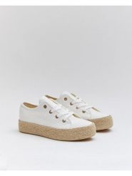 Bellucci Espadryle w kolorze białym rozmiar: 37. Białe espadryle damskie Bellucci, bez wzorów, bez obcasa. Za 112.45 zł.
