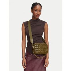 Torebka MICHAEL Michael Kors. Brązowe listonoszki damskie MICHAEL Michael Kors, bez wzorów, bez dodatków. Za 1,099.00 zł.
