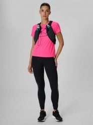 4F Legginsy do biegania szybkoschnące damskie - czarne S. Czarne legginsy damskie 4F, l, bez wzorów, z materiału. Za 169.99 zł.