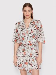 IRO Sukienka letnia Carlina AQ146 Zielony Regular Fit. Zielone sukienki damskie Iro, bez wzorów, z bawełny, bez ramiączek. Za 1,309.00 zł.