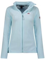 Geographical Norway Kurtka polarowa "Tug" w kolorze błękitnym rozmiar: XXL. Niebieskie kurtki damskie Geographical Norway, xxl, z polaru, bez kołnierzyka. Za 79.03 zł.
