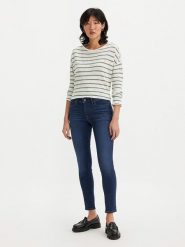 Levi´s Dżinsy "711" - Skinny fit - w kolorze granatowym rozmiar: W26/L30. Niebieskie jeansy damskie . Za 149.31 zł.