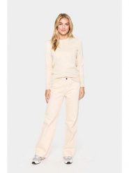 SAINT TROPEZ Sweter "Mila" w kolorze beżowym rozmiar: M. Brązowe swetry klasyczne damskie Saint Tropez, m, bez kołnierzyka. Za 74.45 zł.