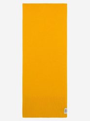 Ecoalf Wełniany szal w kolorze żółtym - 180 x 40 cm rozmiar: onesize. Żółte szaliki damskie Ecoalf, bez wzorów, ze skóry. Za 141.19 zł.
