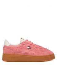 Tommy Jeans Sneakersy The Greenwich Edge Max Suede EN0EN02989 Różowy. Czerwone obuwie sportowe damskie Tommy Jeans, z jeansu, bez zapięcia. Za 489.99 zł.