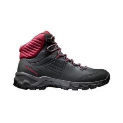 Damskie buty trekkingowe Mammut NOVA IV MID GTX nubuck terracare GORE-TEX Vibram. Czarne obuwie trekkingowe damskie Mammut, z gore-texu, bez zapięcia. Za 895.25 zł.