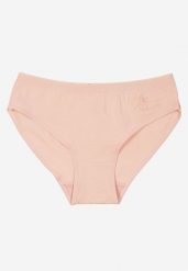 Jasnoróżowe Bawełniane Majtki w Stylu Fig Talivira. Czerwone figi Born2be, bez wzorów, z bawełny. Za 4.99 zł.