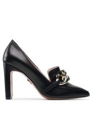 Baldowski Półbuty D03649-3262-003 Czarny. Czarne czółenka damskie Baldowski, bez wzorów, ze skóry, bez obcasa, na obcasie. Za 359.99 zł.