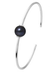 Pearl Addict Srebrna bransoletka "Prestige" z perłą rozmiar: onesize. Niebieskie bransoletki damskie Pearl Addict, srebrne. Za 208.99 zł.