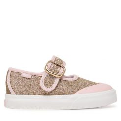 Baleriny Vans. Czerwone baleriny dziewczęce Vans, bez wzorów, bez obcasa, bez zapięcia. Za 219.99 zł.
