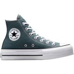 Adidasy Converse Chuck Taylor All Star Lift, Dla obu płci. Zielone obuwie sportowe damskie Converse, bez zapięcia. Za 490.00 zł.