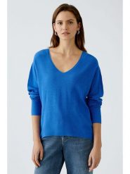 Oui Sweter w kolorze niebieskim rozmiar: 36. Niebieskie swetry klasyczne damskie Oui, bez kołnierzyka. Za 100.52 zł.