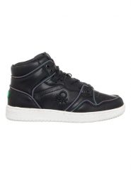 Benetton Sneakersy w kolorze czarnym rozmiar: 37. Czarne obuwie sportowe damskie Benetton, za kostkę, bez zapięcia. Za 175.67 zł.