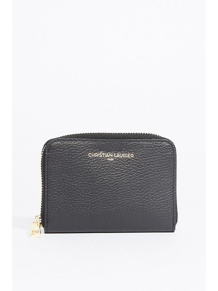 Christian Laurier Skórzany portfel "Jaida" w kolorze czarnym - 13 x 9 cm rozmiar: onesize. Czarne portfele damskie Christian Laurier, bez wzorów, z materiału. Za 183.15 zł.