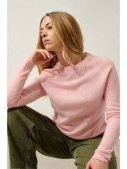 AUTHENTIC CASHMERE Kaszmirowy sweter "Ecrin" w kolorze jasnoróżowym rozmiar: XL. Różowe swetry klasyczne damskie AUTHENTIC CASHMERE, xl, z kaszmiru, bez kołnierzyka. Za 326.99 zł.