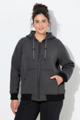 Damskie Kurtka softshell hydrofobowa podszewka pikowana kaptur. Czarne kurtki sportowe damskie Ulla Popken, plus size, bez wzorów, z elastanu, bez kaptura. Za 479.99 zł.