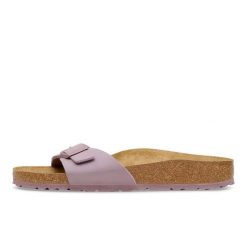 Kapcie Birkenstock Madrid Birkibuc Damskie. Fioletowe kapcie damskie Birkenstock, z materiału. Za 484.00 zł.