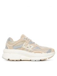 EA7 Emporio Armani Sneakersy X8X237 XK425 MZ202 Beżowy. Brązowe obuwie sportowe damskie EA7 Emporio Armani, z materiału, bez zapięcia. Za 559.99 zł.