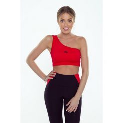 Top fitness damski Rough Radical Gamma Top. Czerwone biustonosze sportowe damskie ROUGH RADICAL, bez wzorów. W wyprzedaży za 79.99 zł.