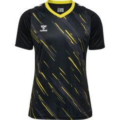 Koszulka Hummel Triumph. Czarne koszulki damskie Hummel, bez wzorów, bez kołnierzyka, bez ramiączek. Za 148.15 zł.