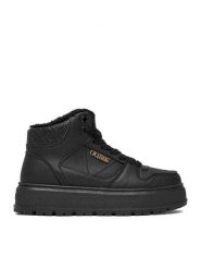 Guess Sneakersy CEO-GG-02-AW202 Czarny. Czarne buty sportowe dziewczęce Guess, z aplikacjami, ze skóry, bez zapięcia. Za 249.99 zł.