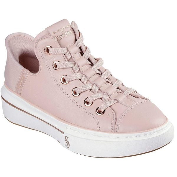 Buty sportowe damskie Skechers Snoop One og Leather. Czerwone obuwie sportowe casual damskie Skechers, ze skóry ekologicznej, bez zapięcia. Za 490.00 zł.