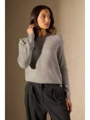 Perfect Cashmere Kaszmirowy sweter "Devezas" w kolorze jasnoszarym rozmiar: M. Szare swetry klasyczne damskie Perfect Cashmere, m, z kaszmiru, bez kołnierzyka. Za 527.10 zł.
