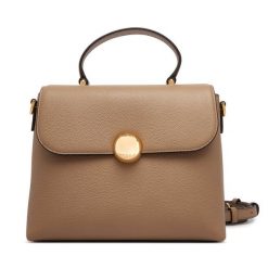 Torebka Furla. Brązowe kuferki damskie Furla, bez wzorów, bez dodatków. Za 1,659.00 zł.