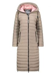 ANAPURNA Płaszcz pikowany "Azulana" w kolorze beżowym rozmiar: M. Brązowe płaszcze damskie ANAPURNA, m, bez wzorów, bez kaptura. Za 352.43 zł.