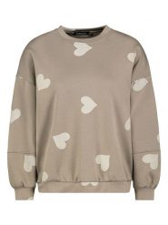 Sublevel Bluza w kolorze brązowo-beżowym rozmiar: M/L. Brązowe bluzy damskie Sublevel, l, bez wzorów, bez kaptura. Za 118.56 zł.