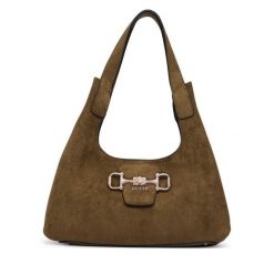 Torebka Guess. Brązowe torebki klasyczne damskie Guess, bez dodatków. Za 584.99 zł.