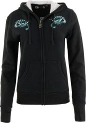 Damska bluza C1rca Tattoo czarna. Czarne bluzy damskie 47 Brand, m, z aplikacjami, z bawełny, z kapturem. Za 204.99 zł.