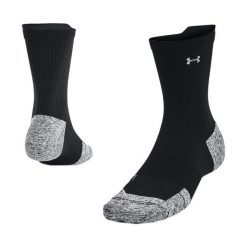 Skarpety do biegania Under Armour Ad Run Cushion 1Pk Mid. Czarne skarpetki damskie Under Armour, bez wzorów. Za 54.99 zł.