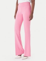 Rinascimento Spodnie materiałowe CFC0127876003 Różowy Slim Fit. Czerwone spodnie materiałowe damskie Rinascimento, bez wzorów, z materiału. Za 439.99 zł.