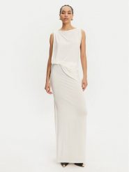 JACQUEMUS Sukienka wieczorowa La Robe Peplo Longue 25E251DR2302381 100 Biały Regular Fit. Białe sukienki damskie JACQUEMUS, bez wzorów, z wiskozy, wizytowe, bez ramiączek. Za 3,079.00 zł.