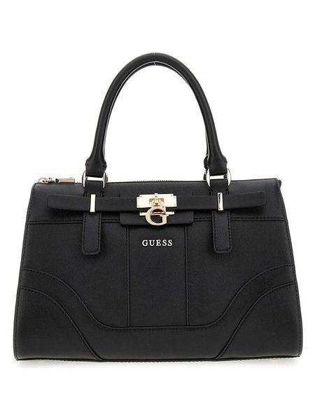 Guess Torebka "Greyson" w kolorze czarnym - 30 x 19 x 14 cm rozmiar: onesize. Czarne torebki klasyczne damskie Guess, z materiału, bez dodatków. Za 448.99 zł.
