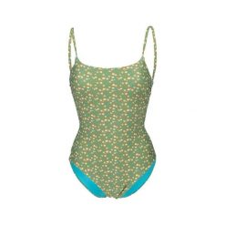 Strój kąpielowy damski jednoczęściowy na basen plażę Arena Allover. Zielone stroje jednoczęściowe Arena, bez wzorów. Za 99.99 zł.