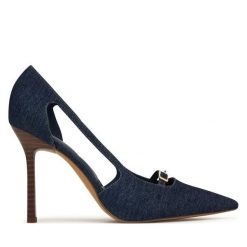 Szpilki Aldo. Niebieskie szpilki damskie ALDO, bez wzorów, bez obcasa, na szpilce, bez zapięcia. Za 339.99 zł.