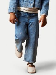 NAME IT Jeansy Rose 13238642 Niebieski Wide Leg. Niebieskie jeansy dziewczęce Name it, bez wzorów, z bawełny. Za 69.99 zł.