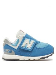 New Balance Sneakersy NW574RCA Niebieski. Niebieskie buty sportowe dziewczęce New Balance, ze skóry, bez zapięcia. Za 209.99 zł.
