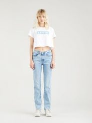 Levi´s Dżinsy "724" - Straight fit - w kolorze błękitnym rozmiar: W24/L32. Niebieskie jeansy damskie z podwyższonym stanem. Za 92.21 zł.