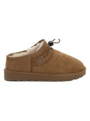 ISLAND BOOT Botki "Iblis" w kolorze jasnobrązowym rozmiar: 36. Brązowe botki damskie Island Boot, z materiału, z okrągłym noskiem, bez obcasa, bez zapięcia. Za 130.99 zł.