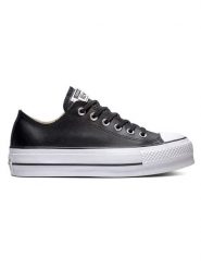 Converse Skórzane sneakersy "Chuck Taylor All Star Lift" w kolorze czarnym rozmiar: 38. Czarne obuwie sportowe damskie Converse, bez zapięcia. Za 325.03 zł.